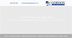 Desktop Screenshot of gordonlawgrouppc.com